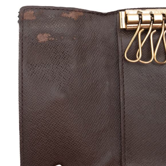 Authentic Louis Vuitton Damier Ebene Multicles 6 Key Holder 2007 France - Picture 11 of 16